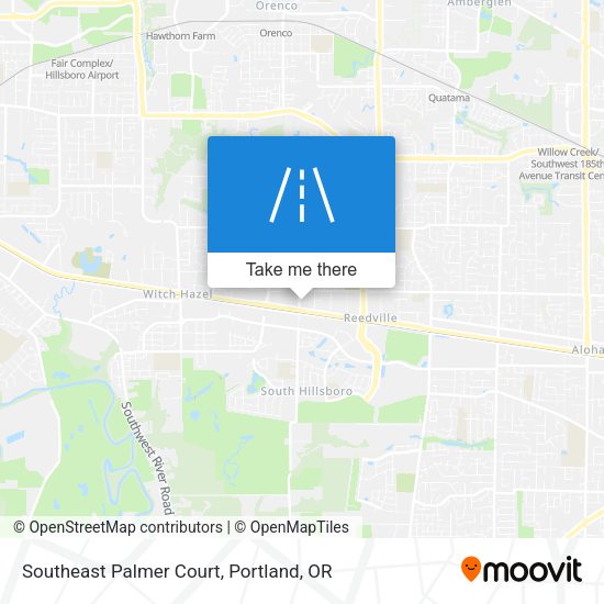 Mapa de Southeast Palmer Court