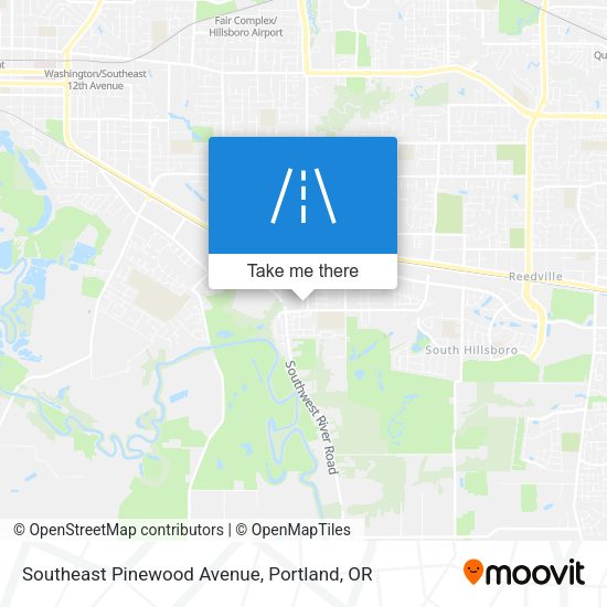 Southeast Pinewood Avenue map