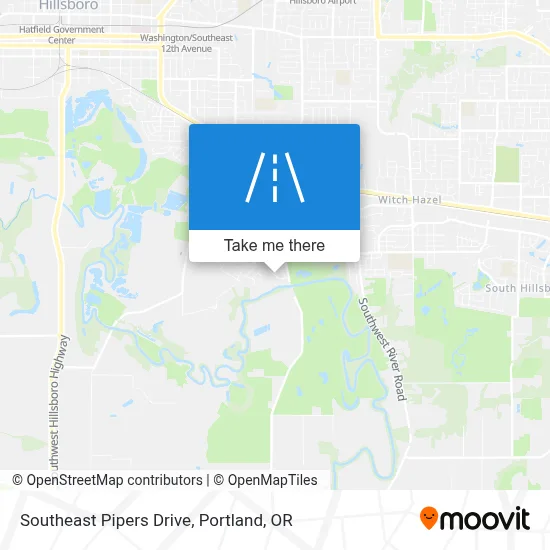 Southeast Pipers Drive map