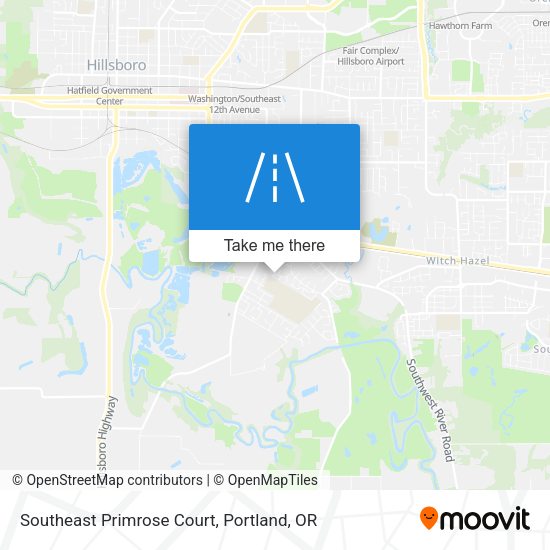 Southeast Primrose Court map