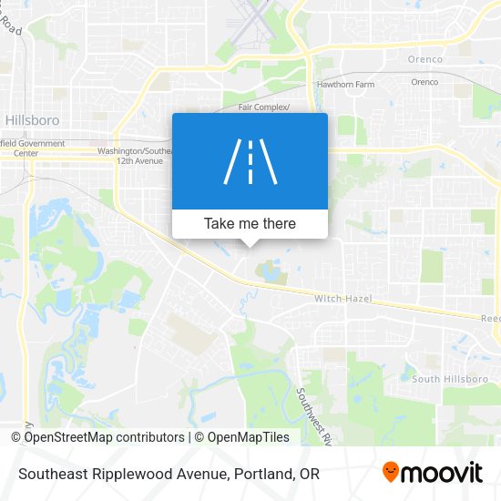 Mapa de Southeast Ripplewood Avenue