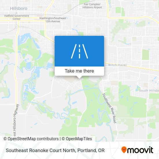 Southeast Roanoke Court North map