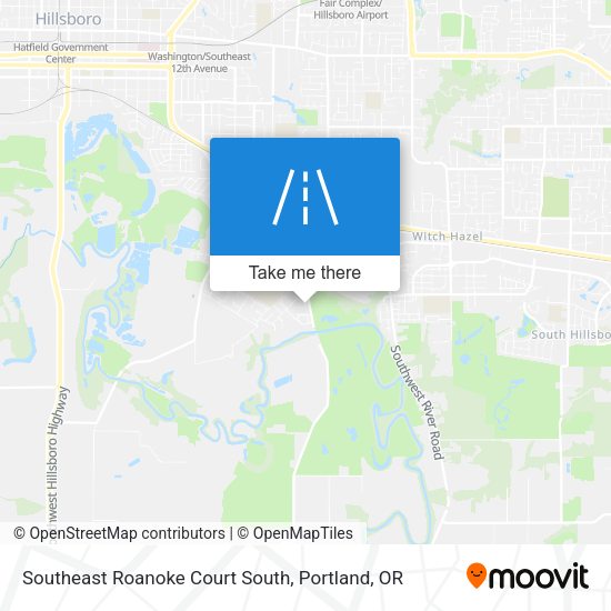 Southeast Roanoke Court South map