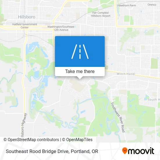 Southeast Rood Bridge Drive map