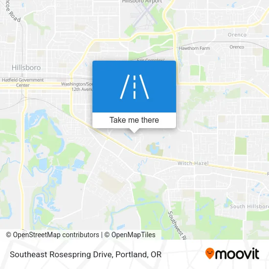 Southeast Rosespring Drive map