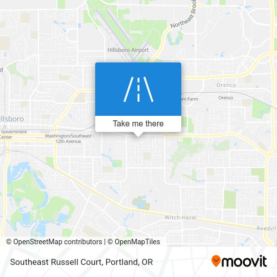 Southeast Russell Court map