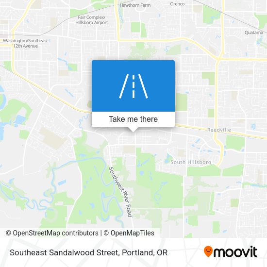 Mapa de Southeast Sandalwood Street