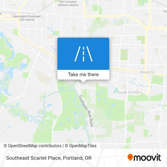 Southeast Scarlet Place map