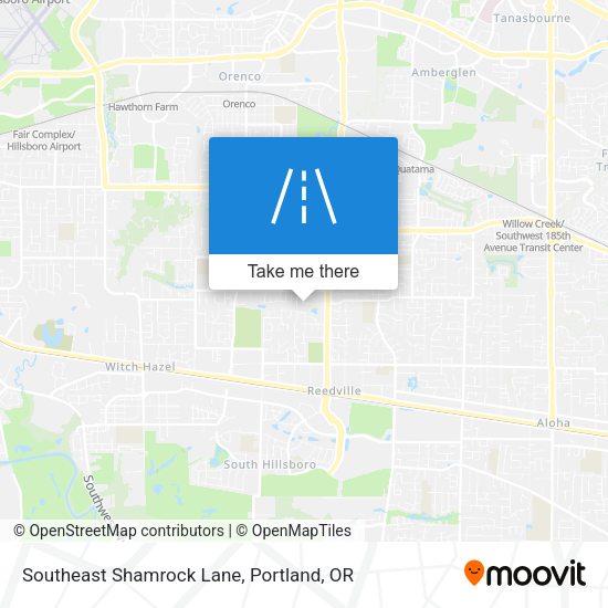 Mapa de Southeast Shamrock Lane