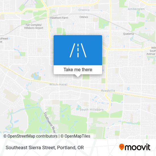 Southeast Sierra Street map