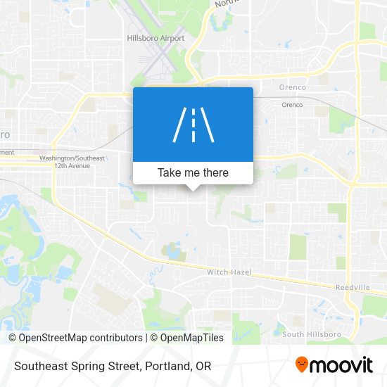 Southeast Spring Street map