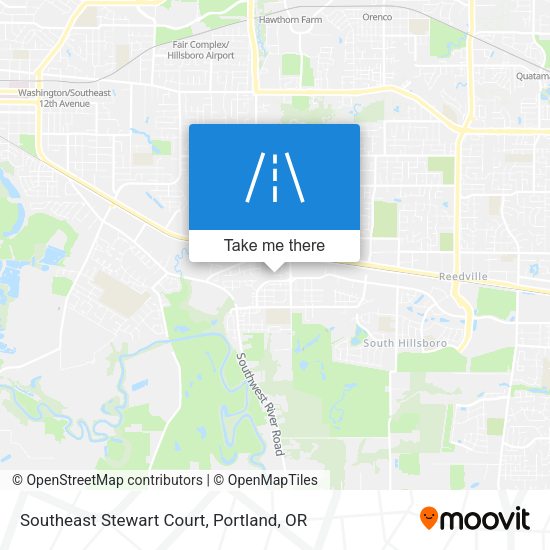 Southeast Stewart Court map