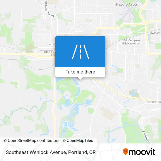 Southeast Wenlock Avenue map