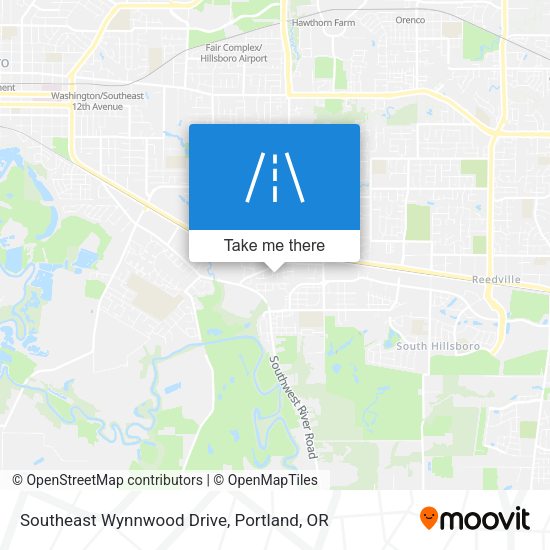 Southeast Wynnwood Drive map