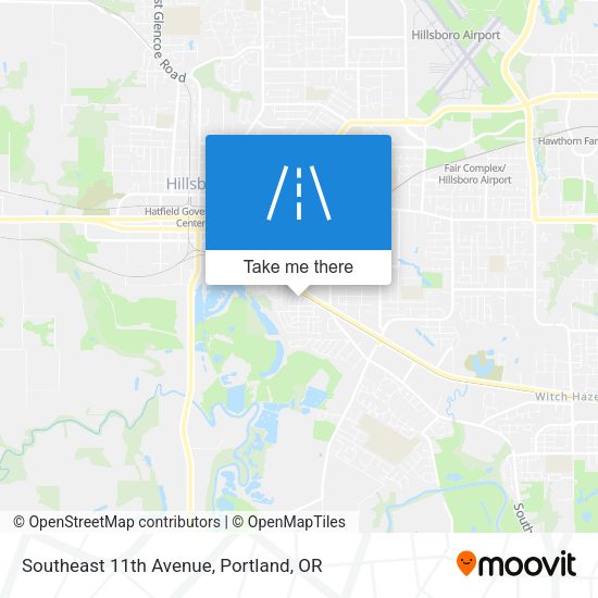 Southeast 11th Avenue map