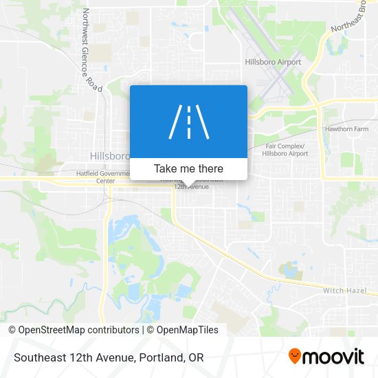 Southeast 12th Avenue map