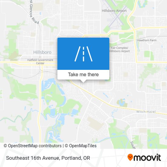 Southeast 16th Avenue map