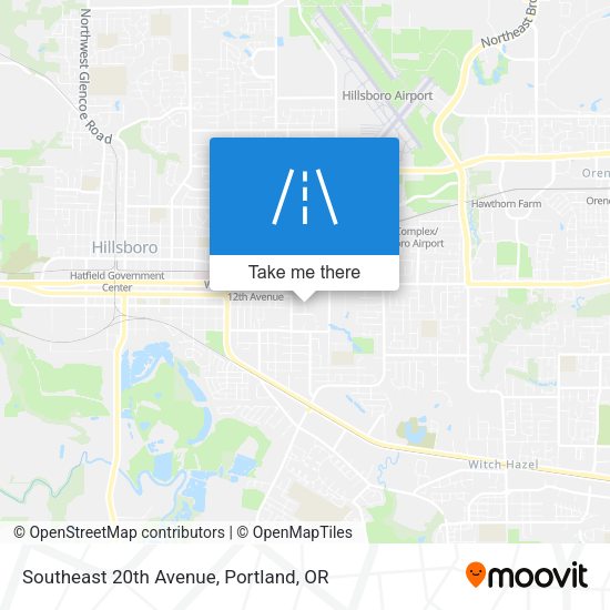 Mapa de Southeast 20th Avenue