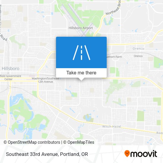 Southeast 33rd Avenue map