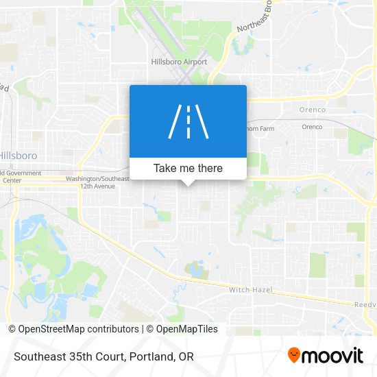 Southeast 35th Court map