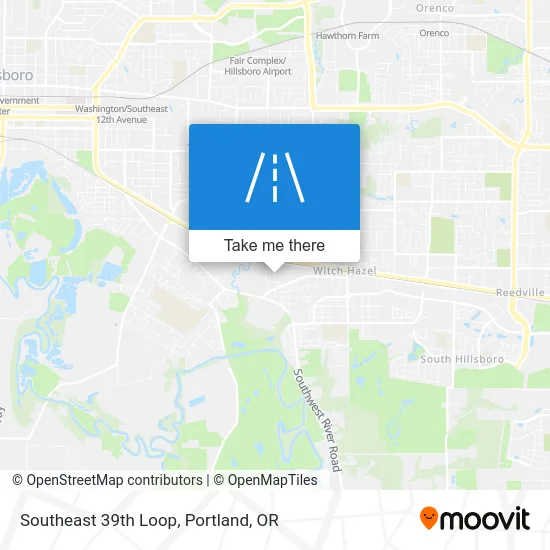 Southeast 39th Loop map