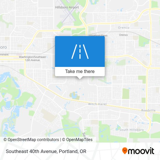 Mapa de Southeast 40th Avenue
