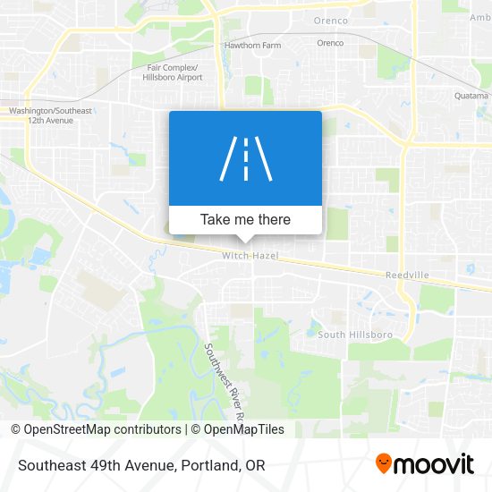 Southeast 49th Avenue map