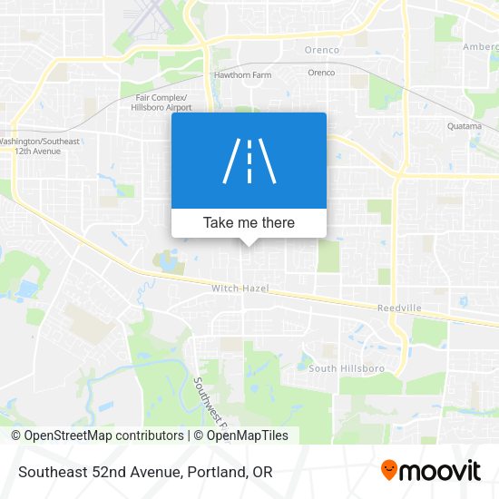 Southeast 52nd Avenue map