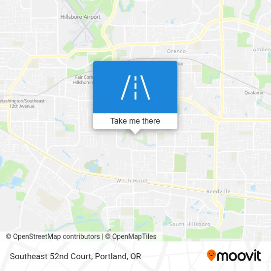 Southeast 52nd Court map