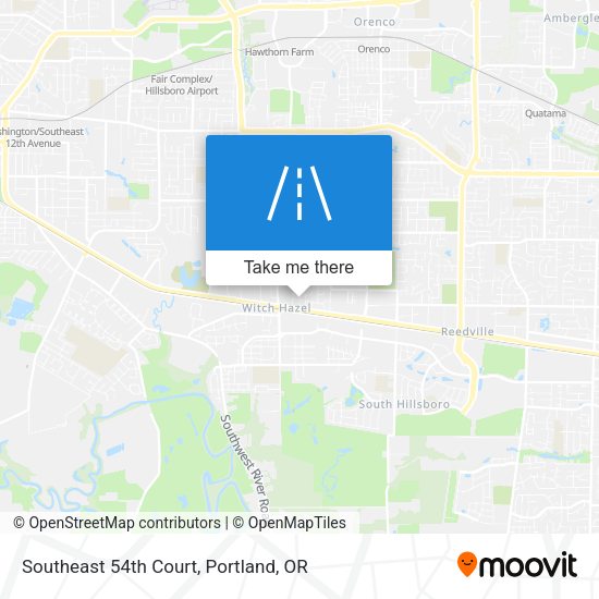Southeast 54th Court map