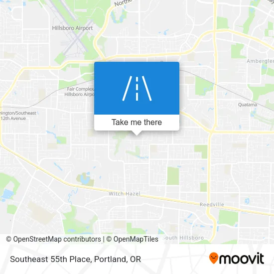 Southeast 55th Place map