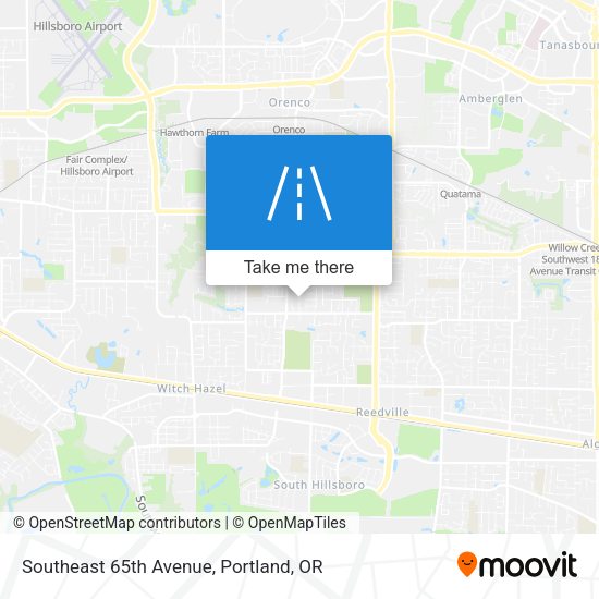 Mapa de Southeast 65th Avenue