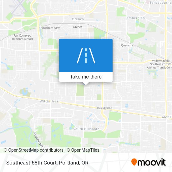 Southeast 68th Court map