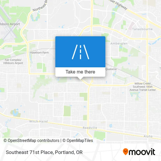 Southeast 71st Place map