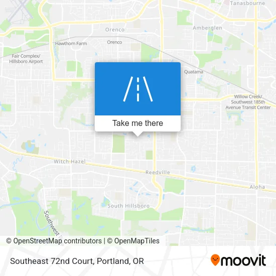 Mapa de Southeast 72nd Court