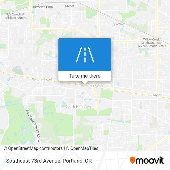 Mapa de Southeast 73rd Avenue