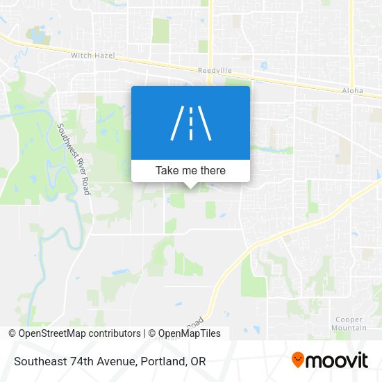 Mapa de Southeast 74th Avenue