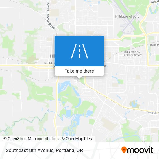 Southeast 8th Avenue map