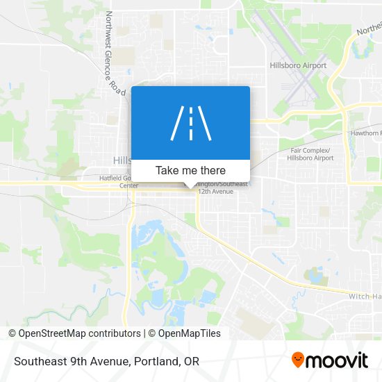 Southeast 9th Avenue map