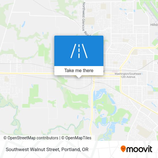 Mapa de Southwest Walnut Street