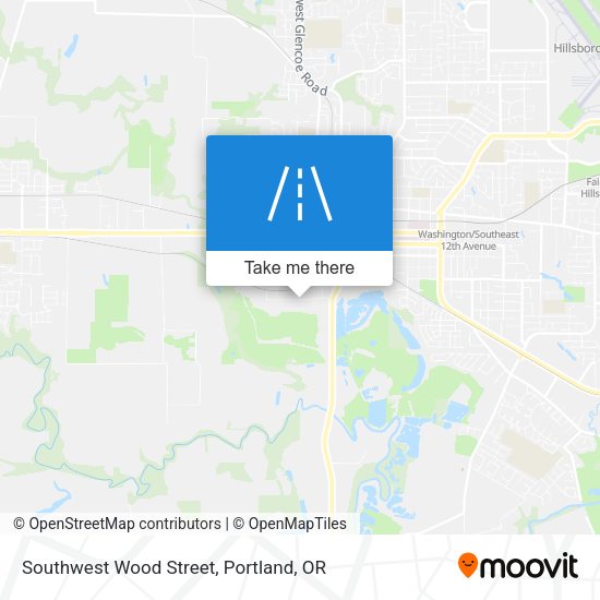 Mapa de Southwest Wood Street