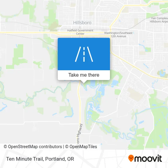 Ten Minute Trail map