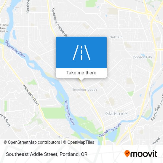 Mapa de Southeast Addie Street