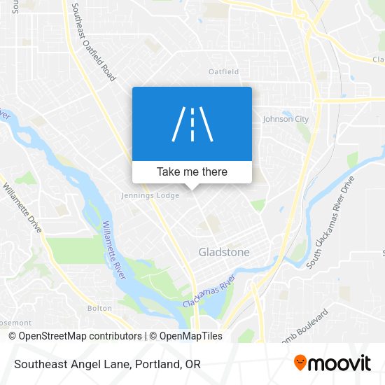 Mapa de Southeast Angel Lane
