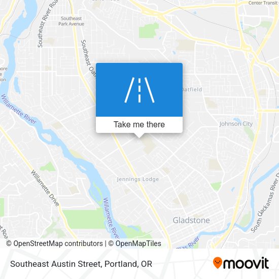 Mapa de Southeast Austin Street