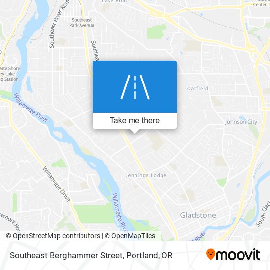 Mapa de Southeast Berghammer Street