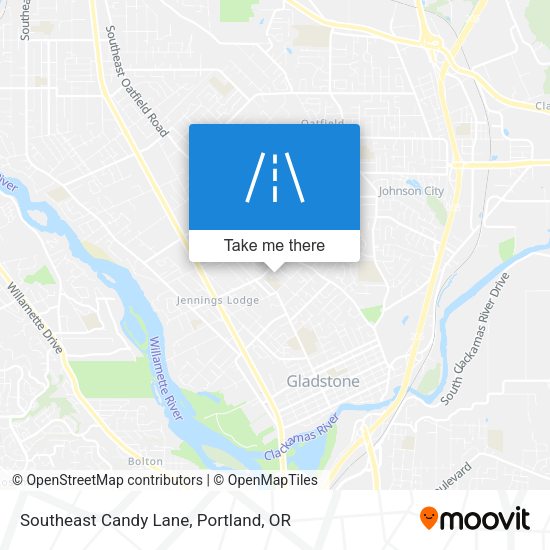 Mapa de Southeast Candy Lane