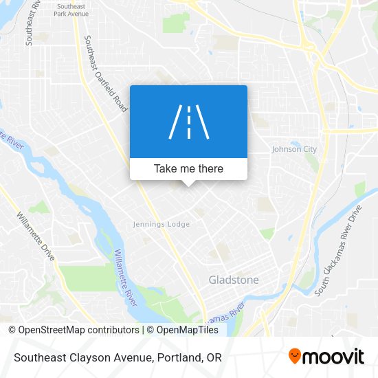 Southeast Clayson Avenue map