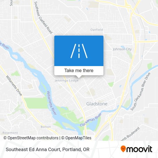 Southeast Ed Anna Court map