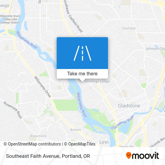 Mapa de Southeast Faith Avenue